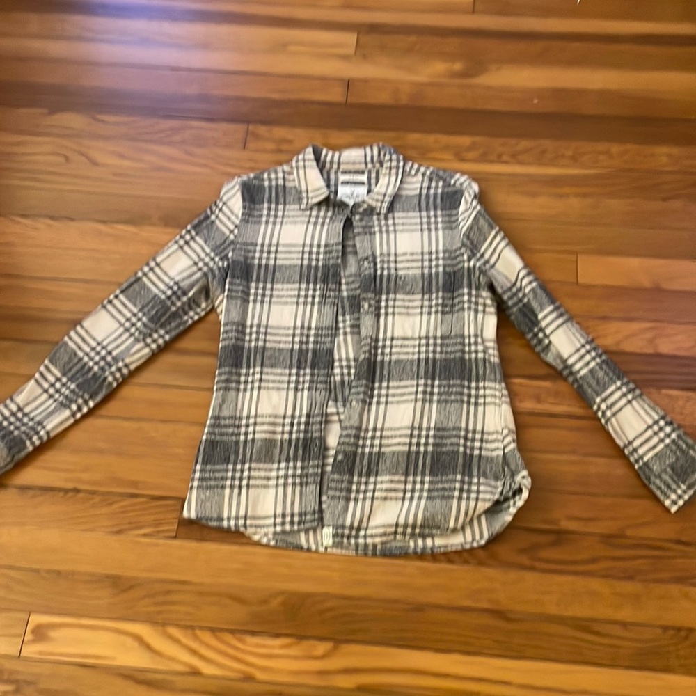 AE Grey and White Flannel